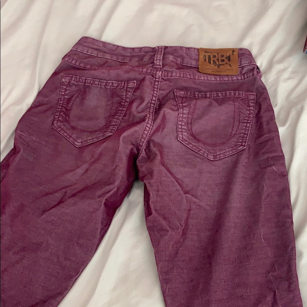 True religion purple jeans